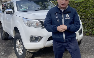 Alcalde Valdivia anunció reparación y recuperación de camionetas municipales abandonadas